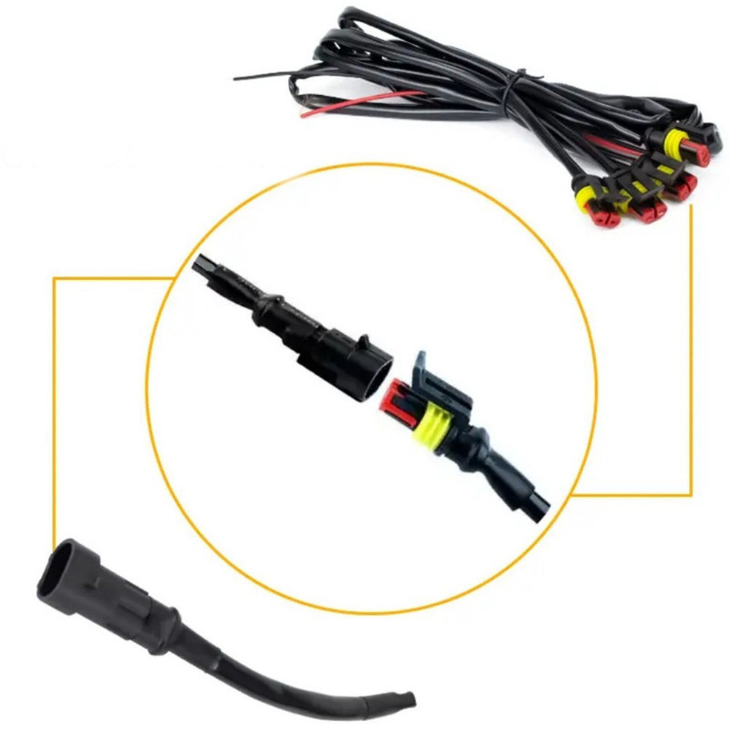 ال ای دی DRL جلو پنجره خودرو مدل KZ-OFFROAD بسته 4 عددی