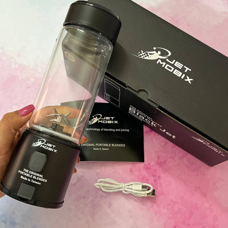 شیکر شارژی جت موبیکس مدل Black Jet گنجایش 0.45 لیتر