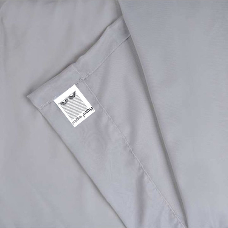 پرده پرهام دکور مدل حریر شاین ساده دوزی سایز 280×300 سانتیمتر