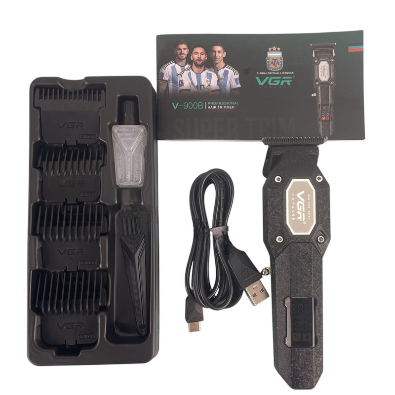 ماشین اصلاح موی سر و صورت شارژی وی جی ار مدل V-900B