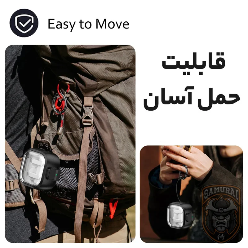 کاور سامورایی مدل Quad-48 مناسب برای کیس هدفون سامسونگ Galaxy Buds 4 Pro  Galaxy Buds 4