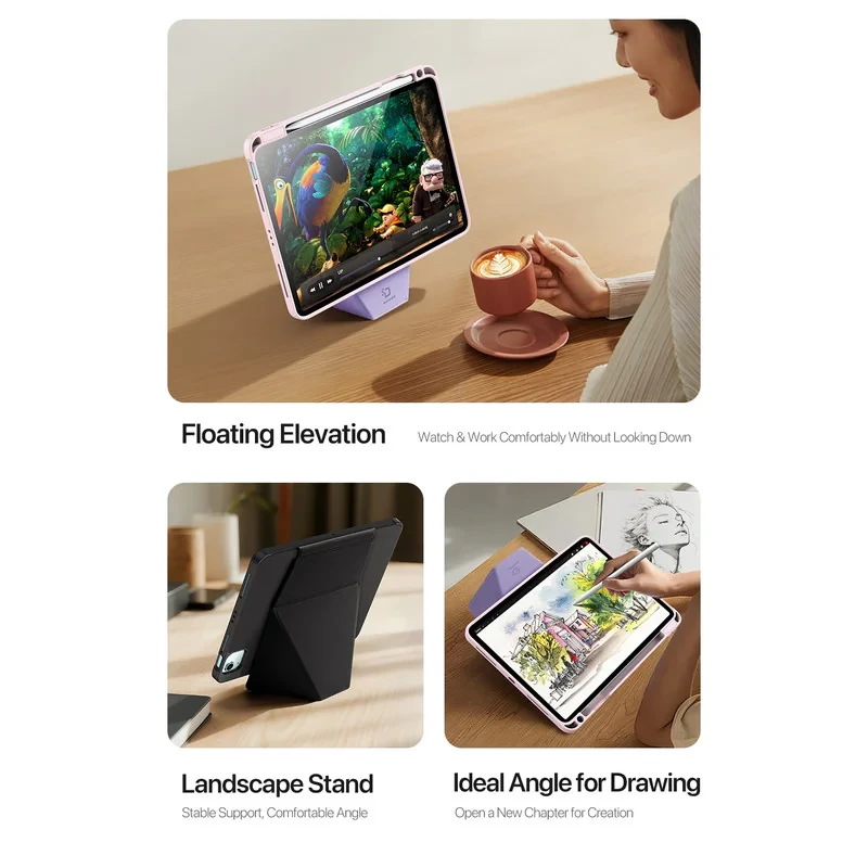 کیف کلاسوری بادیگارد مدل Vers مناسب برای تبلت اپل iPad Air 11 inch M2 2024  M3 2025  M4 2026