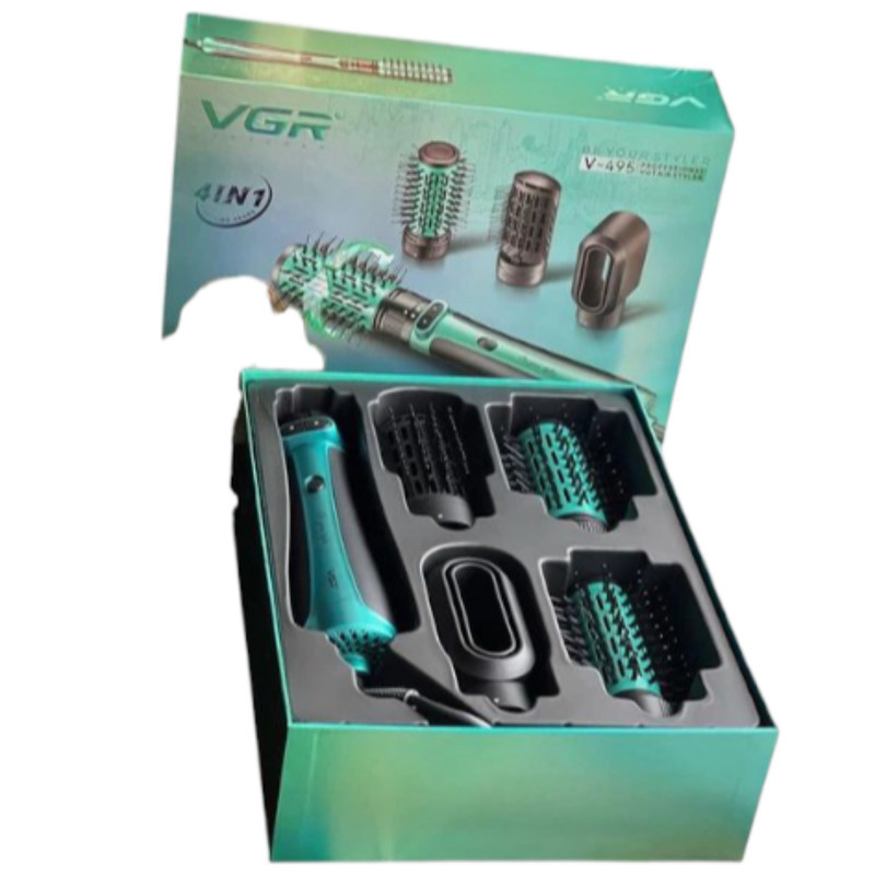 سشوار برس‌دار چرخشی 1200 وات وی جی ار مدل V-495