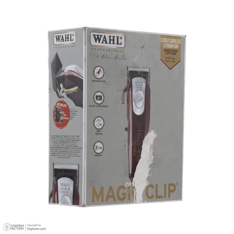 ماشین اصلاح موی سر وال پروفشنال مدل magic clip 5 Star