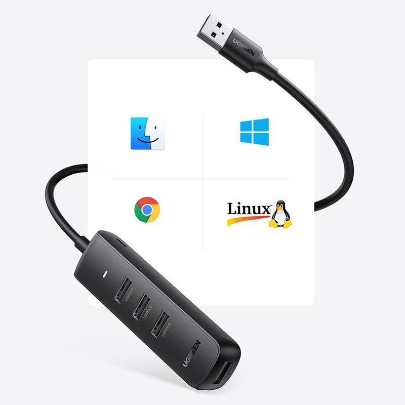 هاب 4 پورت USB 3.0 یوگرین مدل CM416-10915