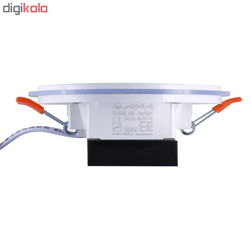 پنل ال ای دی 9 وات پارس شعاع توس مدل PT-GLARIS9 بسته 12عددی
