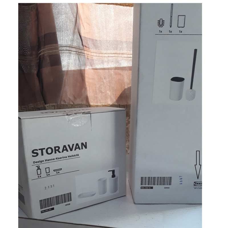 ست سرویس بهداشتی 4 پارچه ایکیا مدل 003