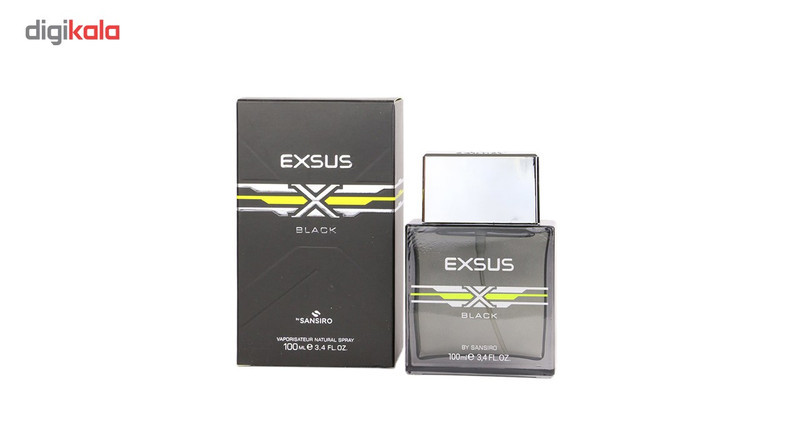 ادوپرفیوم مردانه سنسیرو مدل exsus black حجم 100 میلی لیتر