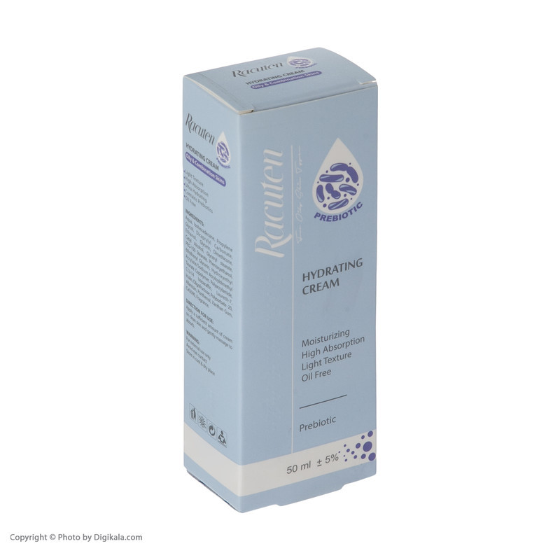 کرم آبرسان راکوتن مدل Prebiotic حجم 50 میلی‌لیتر