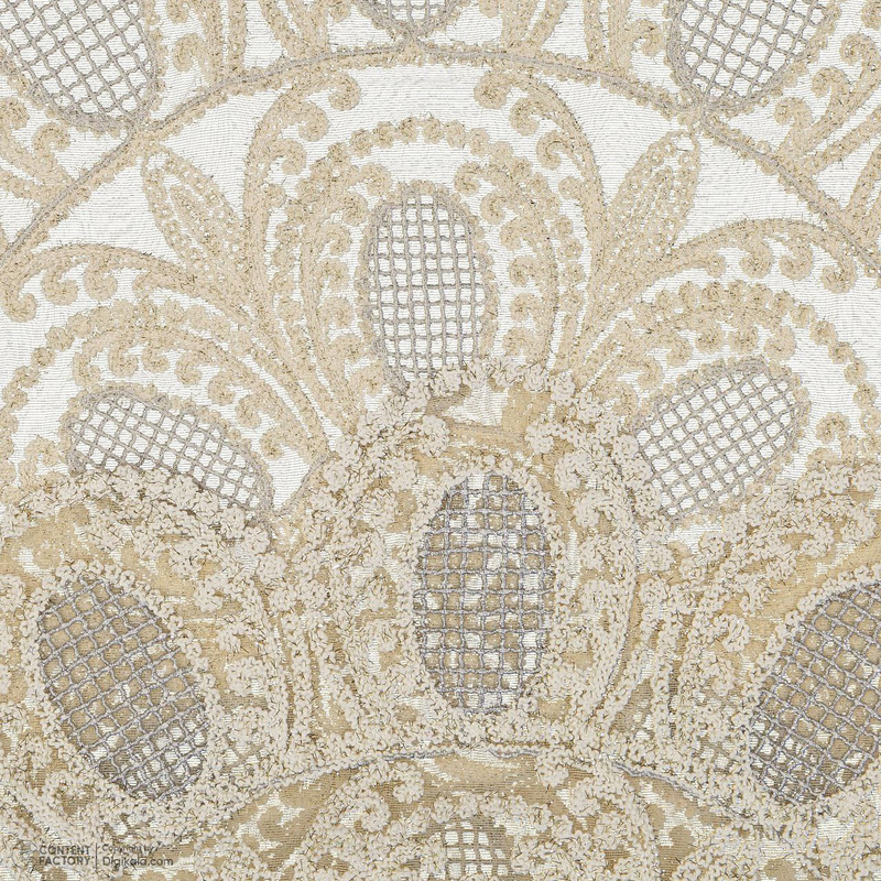 رومیزی مدل لوزی طرح صدف سایز 48x37 سانتی متر