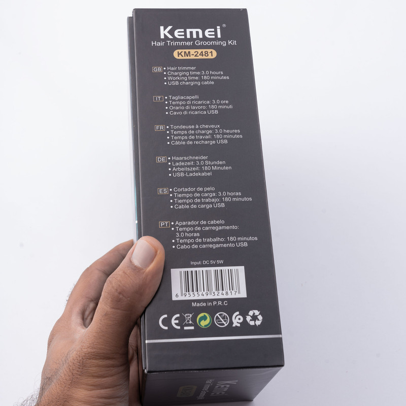 ماشین اصلاح موی سر و صورت کیمی مدل KM-2481
