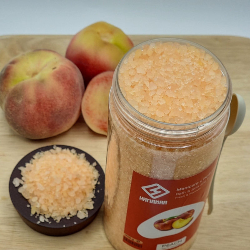 نمک حمام هامانا مدل Peach وزن 950 گرم