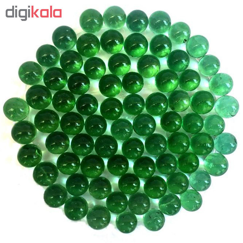 تیله مدل سبز بسته 400 عددی