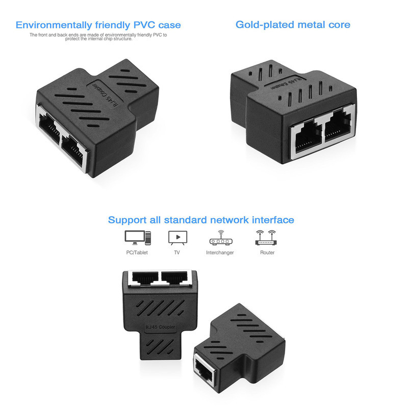 مبدل 1 به 2 RJ45 مکا مدل MR