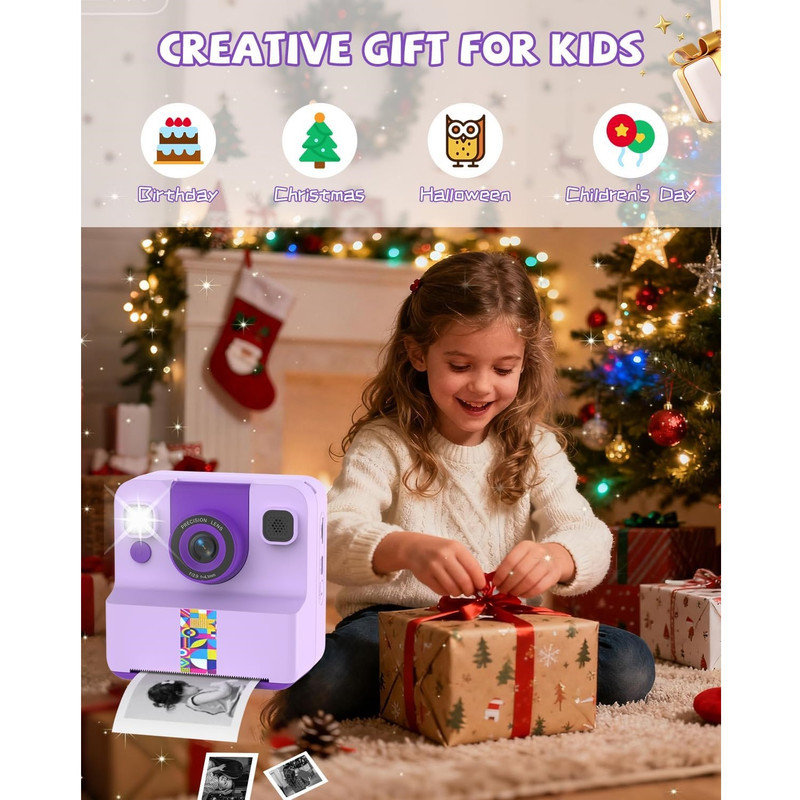دوربین عکاسی و فیلمبرداری چاپ سریع کودک مدل Print Camera