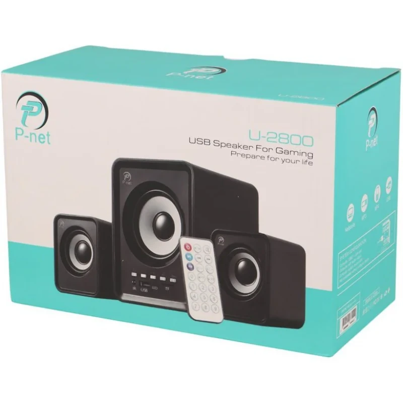 اسپیکر بلوتوثی سه تکه پی نت مدل U-2800