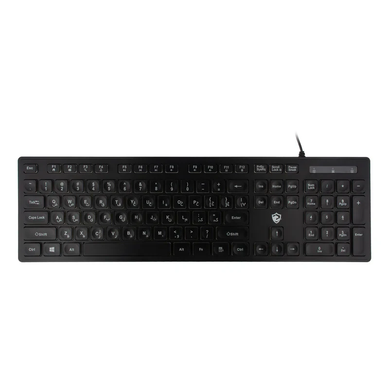 کیبورد گیمینگ بیاند مدل BGK-2010 سوئیچ ممبران، Full-Size، نورپردازی RGB