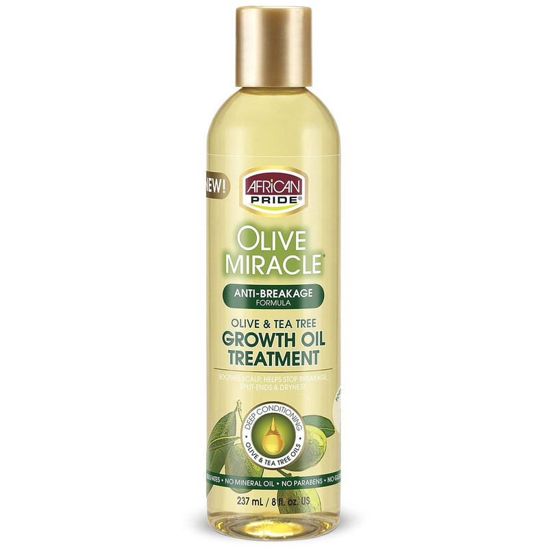 روغن تقویت کننده مو آفریکن پراید مدل ANTI-BREAKAGE مناسب برای موهای خشک و شکننده حجم 237 میلی لیتر