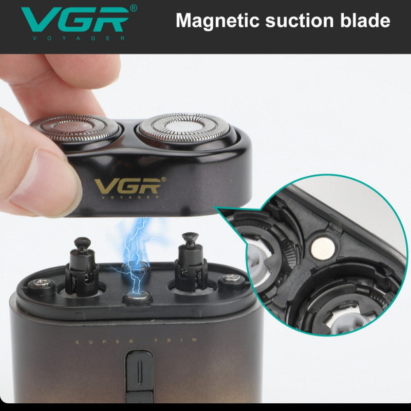 ماشین اصلاح موی صورت شارژی وی جی ار مدل V-348