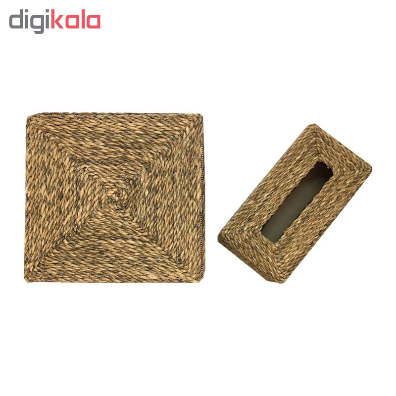 ست سطل و جعبه دستمال کاغذی مدل SHIKA