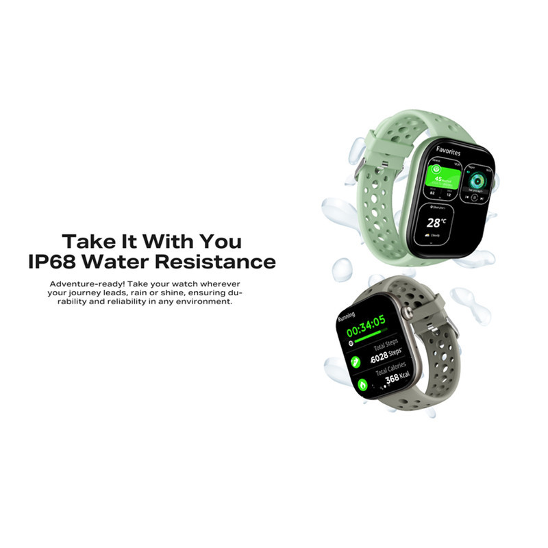 ساعت هوشمند 46 میلی‌متری اینفینیکس مدل XWatch H4 با بند سیلیکونی