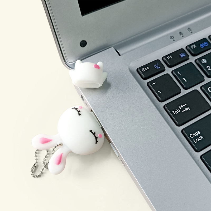فلش مموری طرح خرگوش ایستاده مدل Ul-rabbit01 ظرفیت 32 گیگابایت