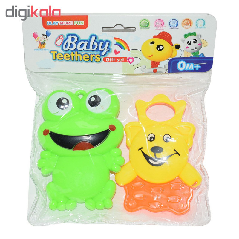 جغجغه مدل Baby Teethers 1 مجموعه 2 عددی