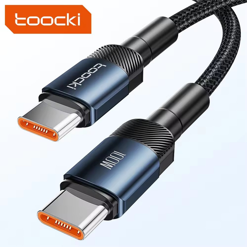 کابل تبدیل USB-C توکی مدل 100W TQ-X12 طول 1 متر