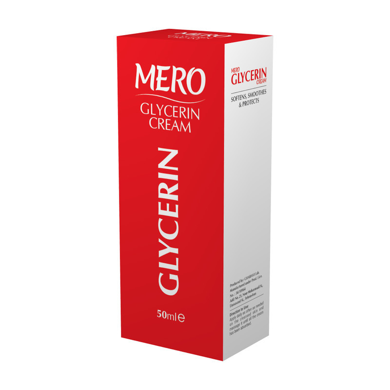 کرم مرطوب کننده و ترمیم کننده مرو مدل GLYCERIN حجم 50 میلی لیتر