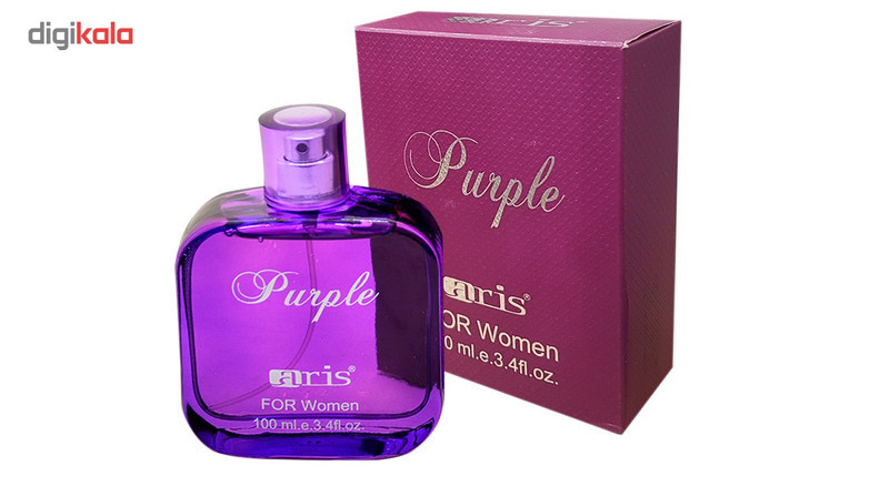 ادوپرفیوم زنانه اریس مدل Purple حجم 100 میلی لیتر Aris Purple For Women Eau De Parfum 100Ml