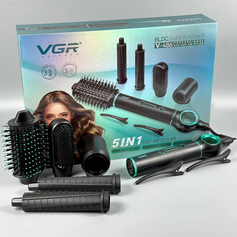 سشوار حرفه‌ای 1400 وات وی جی ار مدل V-486