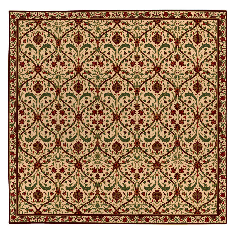 رومیزی طرح انار یلدا کد 953