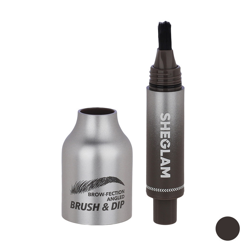 سایه ابرو شیگلم مدل angled brush&dip truffle