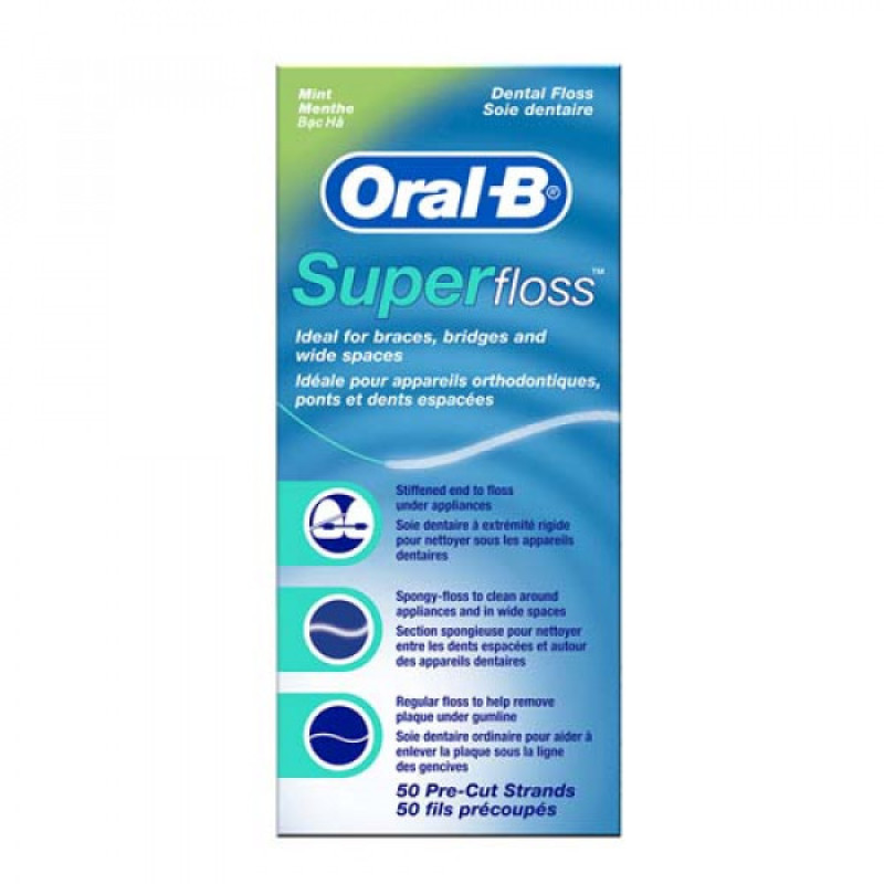 نخ دندان اورال-بی مدل super floss