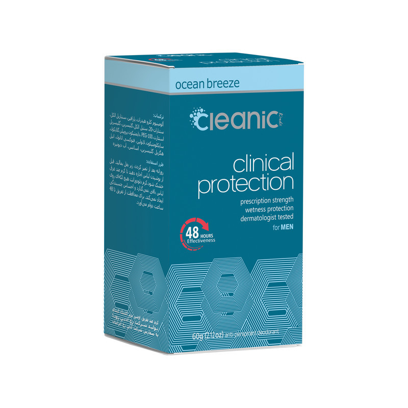 دئودورانت مردانه کلینیک کیندی مدل ocean breeze حجم 60 میلی لیتر