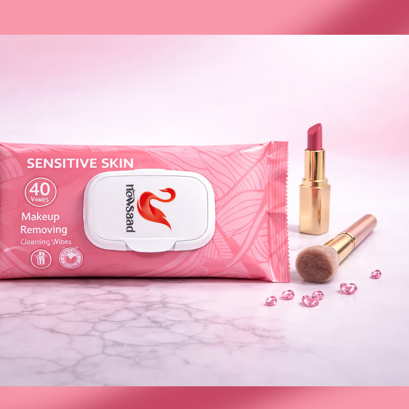 دستمال مرطوب نیوساد مدل Sens40--01 بسته 40 عددی