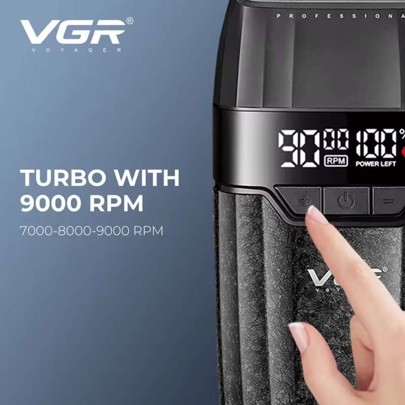 ماشین اصلاح موی سر و صورت شارژی وی جی ار مدل V-640 s3 مجموعه 3 عددی