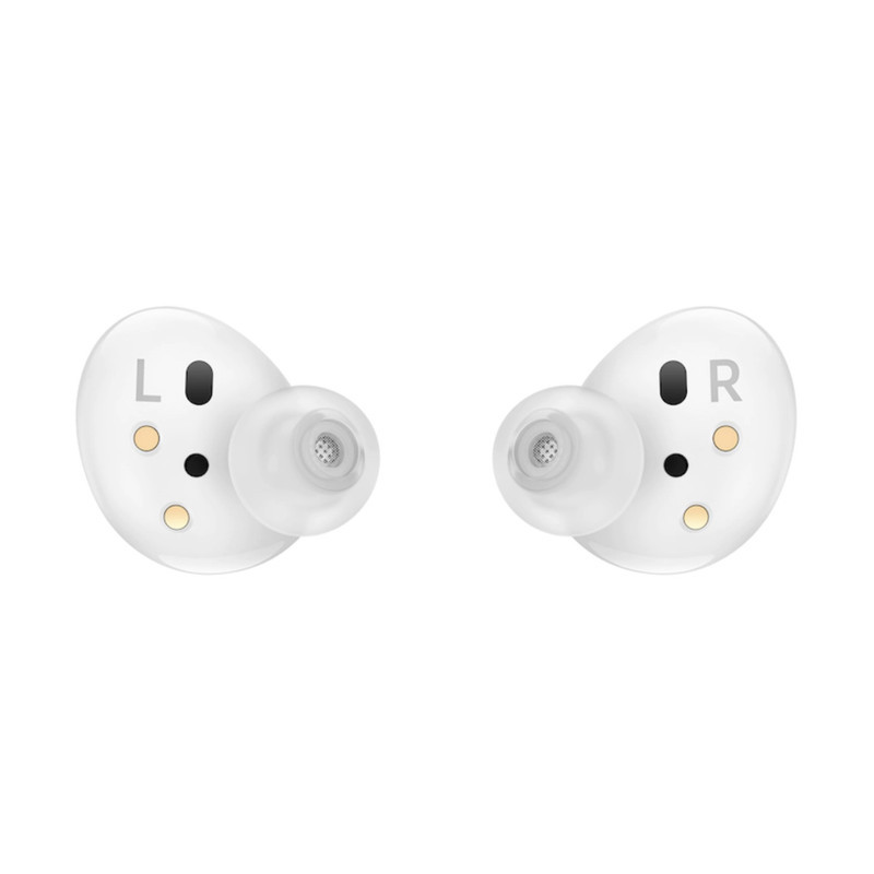 هدفون بلوتوثی سامسونگ مدل Galaxy Buds 2 با نویز کنسلینگ فعال (ANC)، درگاه شارژ USB Type-C، دارای میکروفون داخلی و دو میکروفون خارجی، مقاوم در برابر رطوبت و عرق