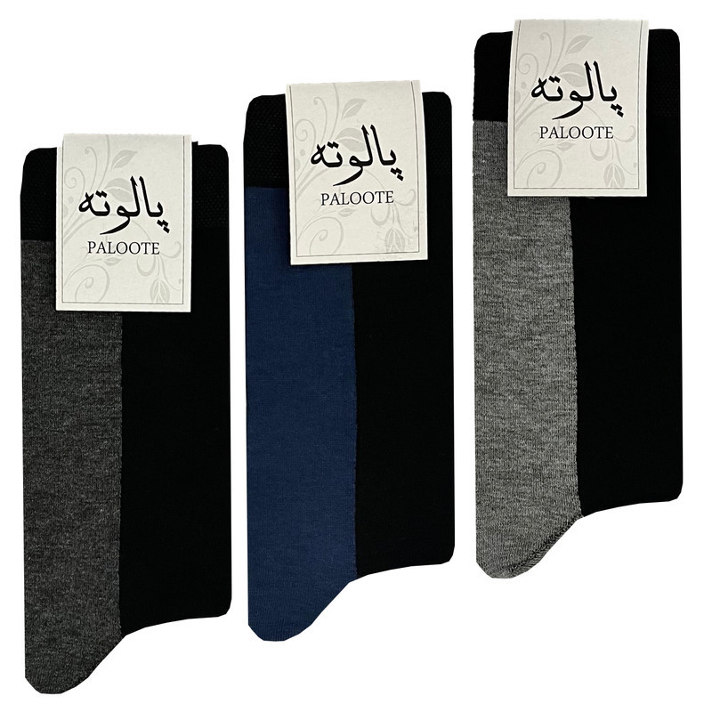 جوراب مردانه پالوته مدل PLT-P10 مجموعه 3 عددی