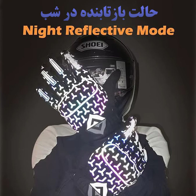 دستکش موتورسواری مد ریسینگ کد 01XX
