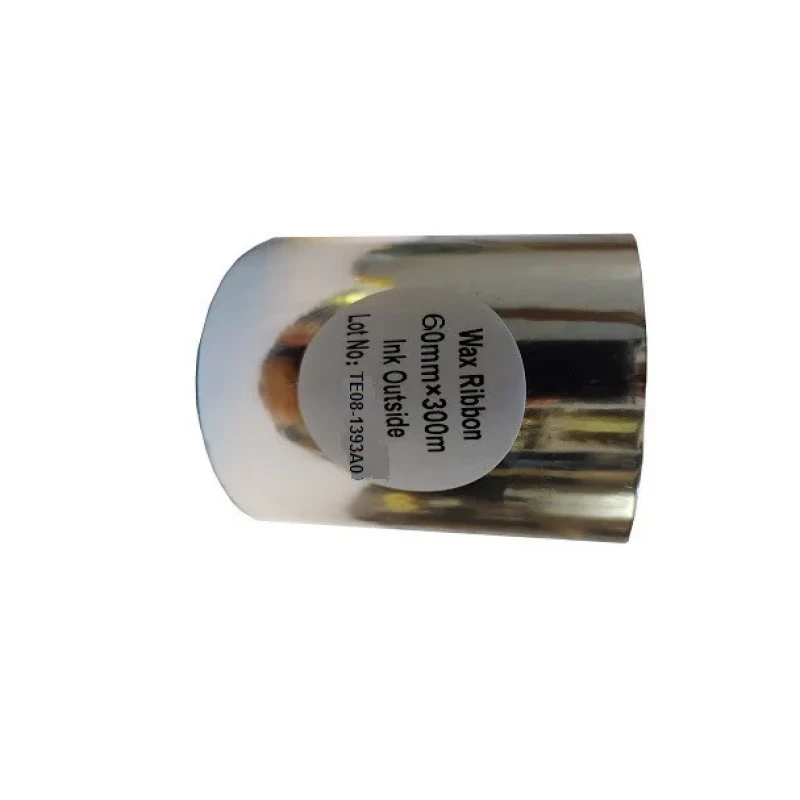 ریبون پرینتر لیبل زن مدل Wax 60mm x 300m