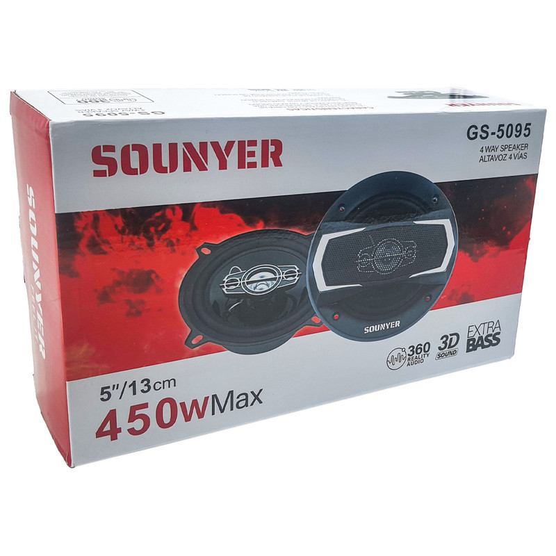اسپیکر پشت و جلوی خودرو سونیر مدل GS-5095 سایز 5 اینچ بسته دوعددی