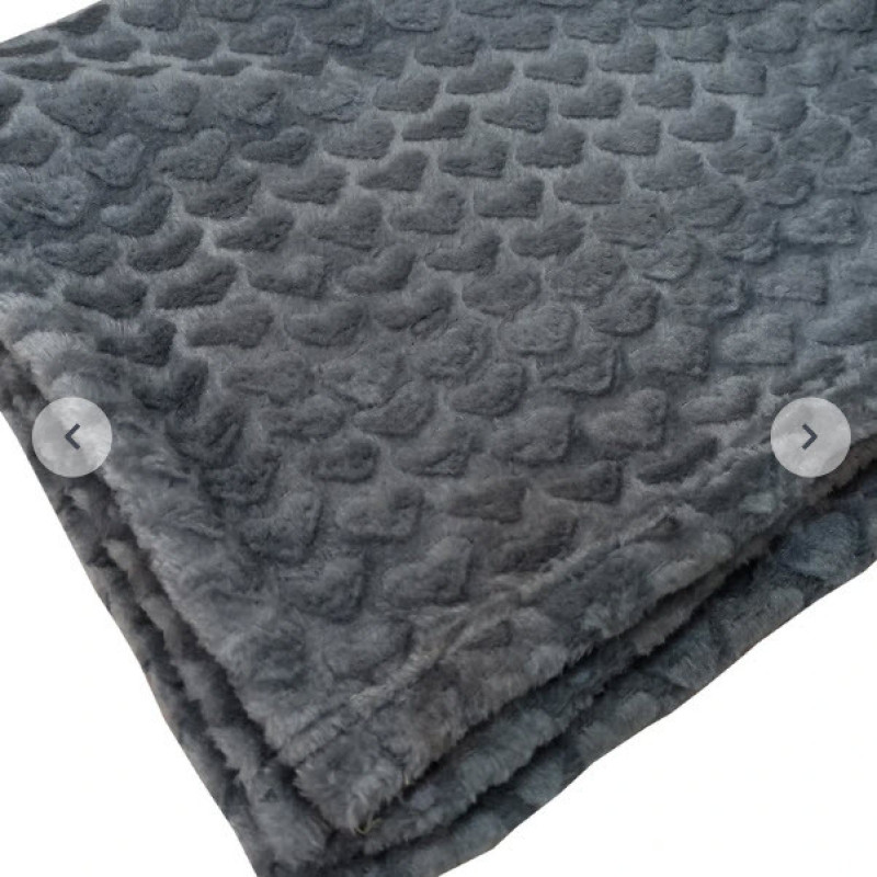 پتو یک نفره گلبافت مدل قلبی  سایز 200x150 سانتی‌متر