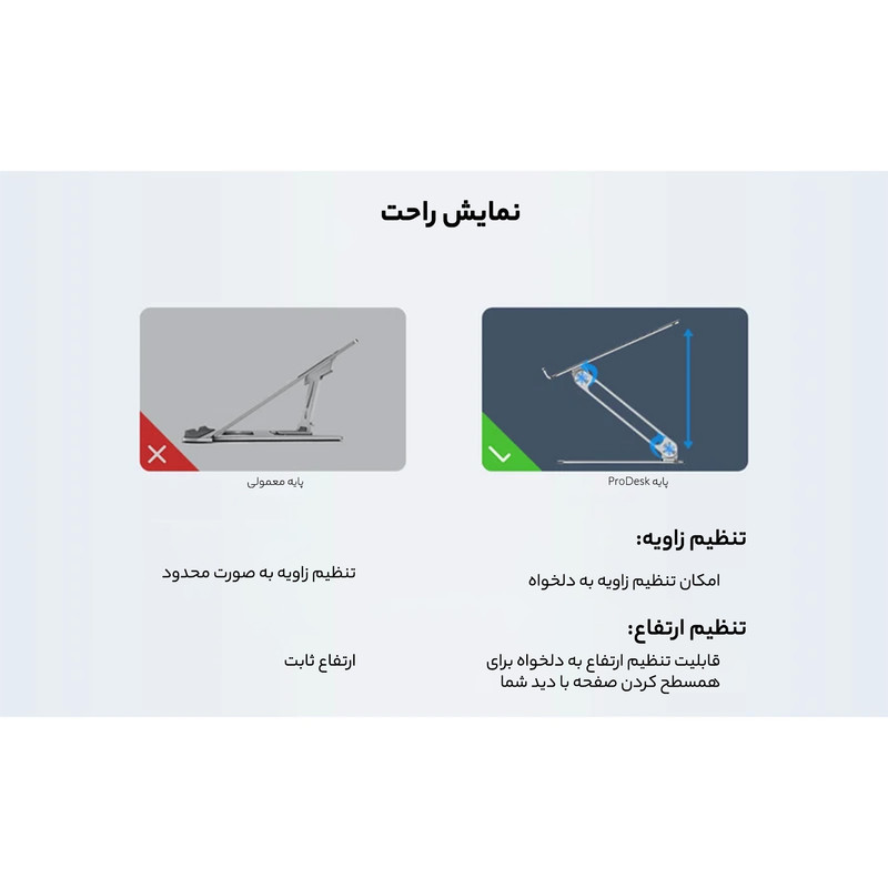 پایه نگهدارنده لپ‌تاپ نیلکین مدل DSPR01