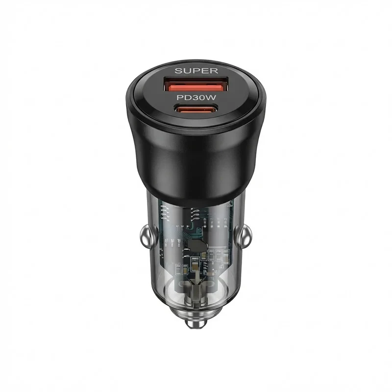 شارژر فندکی 60 وات دو پورت مدل BK-990
