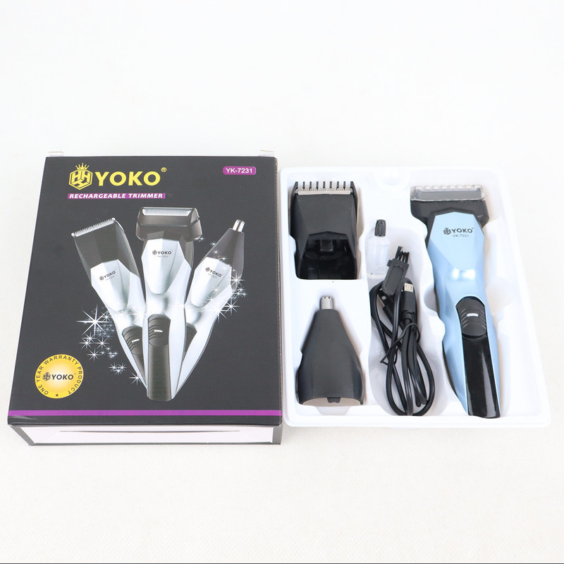 ماشین اصلاح موی صورت شارژی یوکو مدل  YK-7231