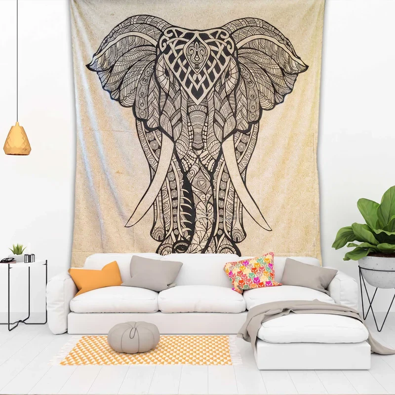 روتختی دو نفره مدل سنتی هندی کد 501 سایز 220x200 سانتی‌متر