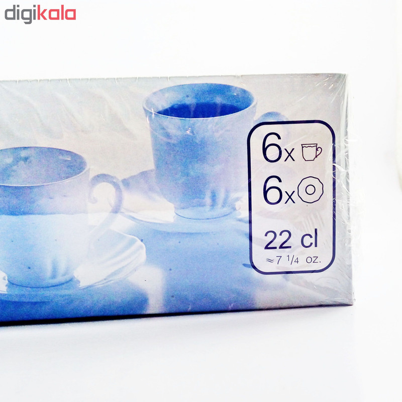 سرویس چای خوری 12 پارچه لومینارک کد E-0248