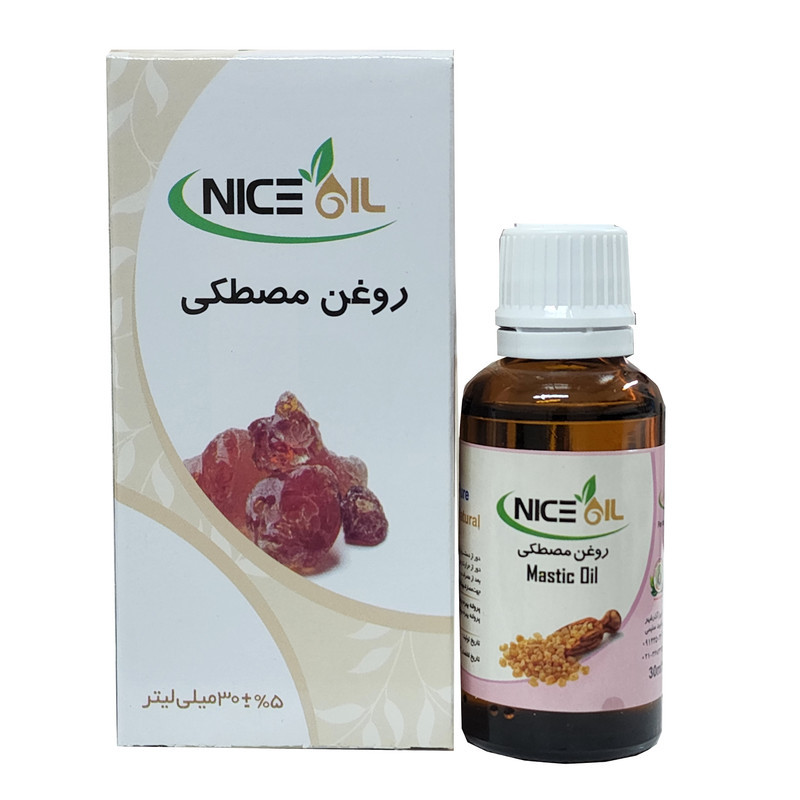 روغن بدن نایس اویل مدل مصطکی حجم 30 میلی لیتر