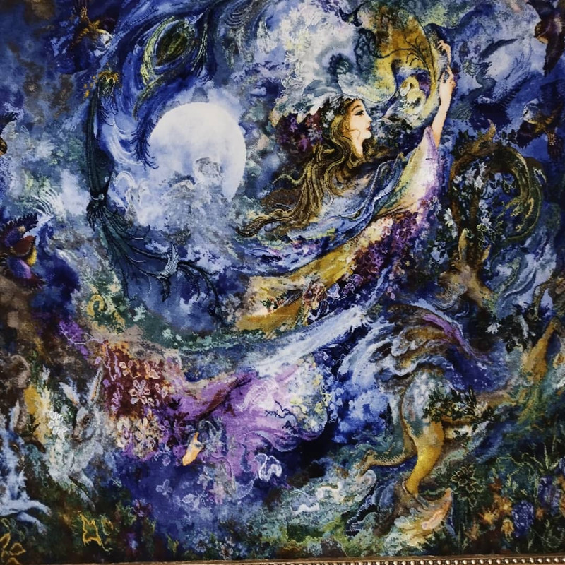 تابلو فرش دستباف مدل F90001